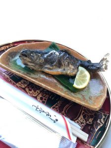 岩魚の塩焼き